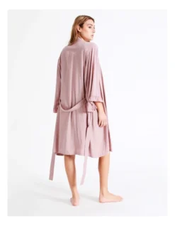 Chloe & Lola Frill Sleeve Robe In Pink -Chloe Sales Store 939052630 6 720x928