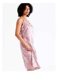 Chloe & Lola Satin Chemise In Dusty Pink -Chloe Sales Store 943552270 4 720x928