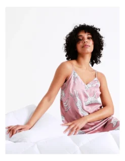 Chloe & Lola Satin Chemise In Dusty Pink -Chloe Sales Store 943552270 5 720x928