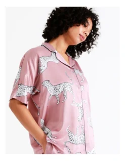 Chloe & Lola Satin Sleep Shirt In Dusty Pink -Chloe Sales Store 943552450 5 720x928