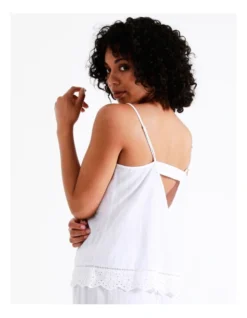 Chloe & Lola Seersucker Cami In White -Chloe Sales Store 943552810 6 720x928