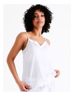 Chloe & Lola Seersucker Cami In White -Chloe Sales Store 943552810 7 720x928