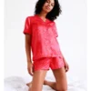 Chloe & Lola Short PJ Set In Red
