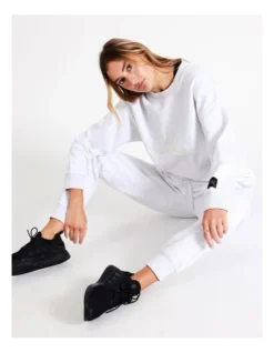 Chloe & Lola Core Logo Sweater In Grey Marle -Chloe Sales Store 967255480 7 720x928