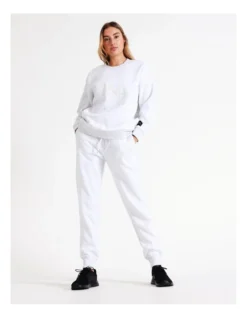 Chloe & Lola Trackpants In Grey Marle