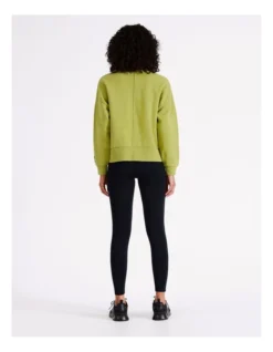 Chloe & Lola Crop Logo Sweater In Lime -Chloe Sales Store 968280490 968301910 6 720x928