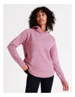 Chloe & Lola Logo Hoodie In Pink