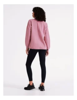 Chloe & Lola Sherpa Half Zip In Dusty Pink -Chloe Sales Store 968280850 968304610 6 720x928