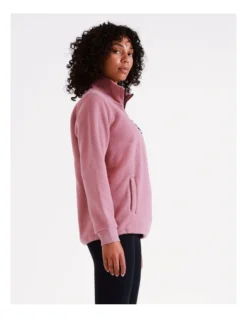 Chloe & Lola Sherpa Half Zip In Dusty Pink -Chloe Sales Store 968280850 968304610 7 720x928