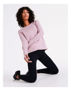 Chloe & Lola Cross Front Top In Pink -Chloe Sales Store 968281300 968285620 3 720x928