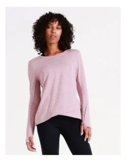 Chloe & Lola Cross Front Top In Pink -Chloe Sales Store 968281300 968285620 4 1 720x928