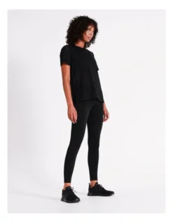 Chloe & Lola Short Sleeve Tee In Black In Leopard -Chloe Sales Store 968281390 4 720x928