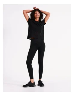 Chloe & Lola Short Sleeve Tee In Black In Leopard -Chloe Sales Store 968281390 5 720x928