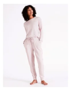 Chloe & Lola Supersoft Cuff Pant In Violet