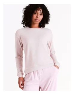 Chloe & Lola Supersoft Long Sleeve Top In Violet