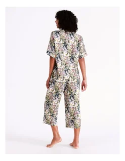 Chloe & Lola Botanical Gardens Ecovero Viscose Long Sleeve Pant In Cream Botanical -Chloe Sales Store 976499290 5 720x928