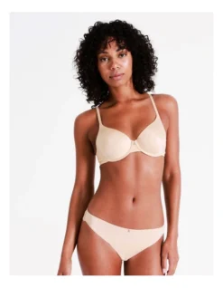 Chloe & Lola Gemma Galloon G-string In Beige